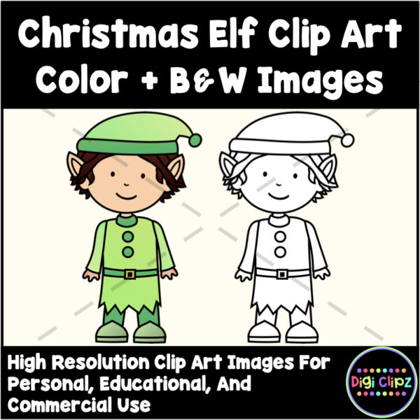 christmas elf clip art