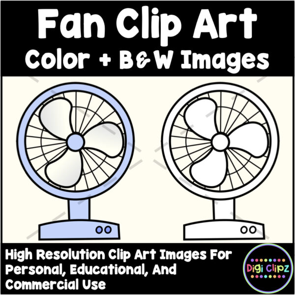 fan clip art set